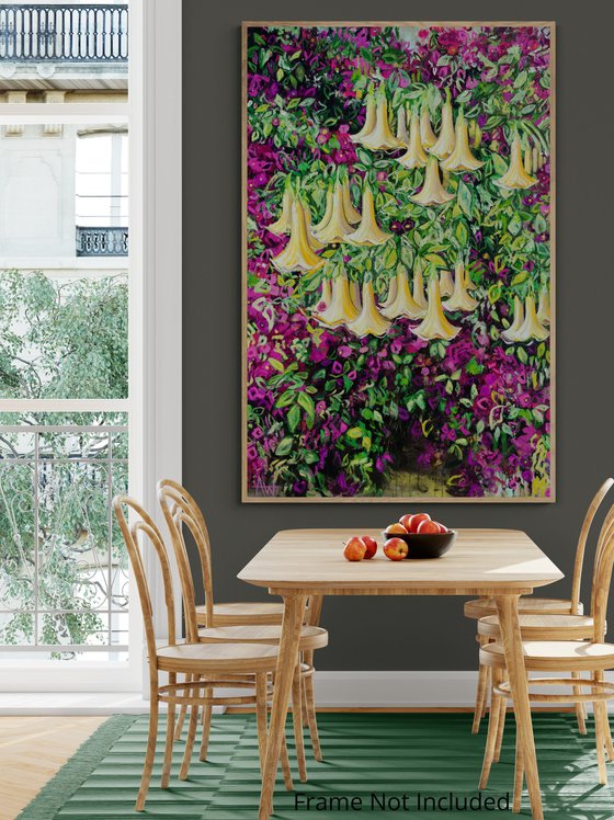 Bellflowers and Bougainvillea