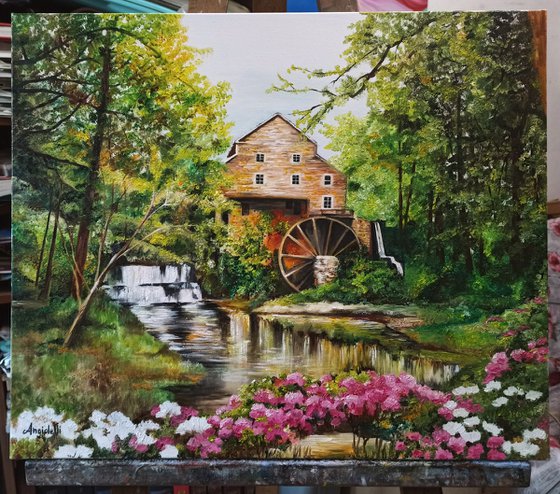 Landscape with mill