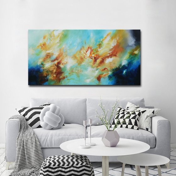 Abstract painting - Gone with the Wind