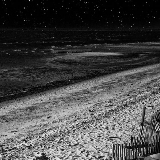 Thumpertown Beach, Night -  16 x 24"