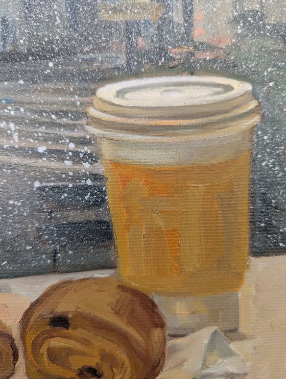 Evening Coffee in New York