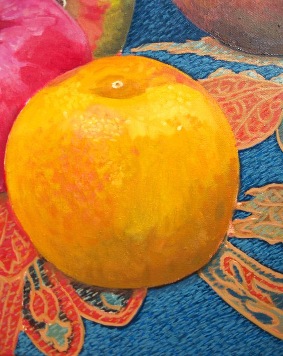 Fruit on Fabric