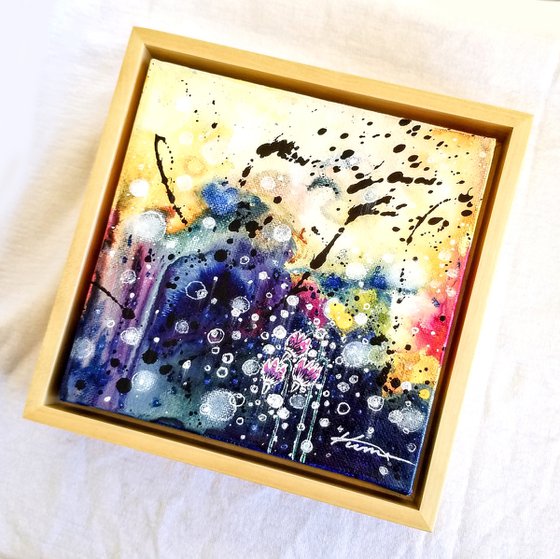 Small Joy (After Rain No.5) with frame