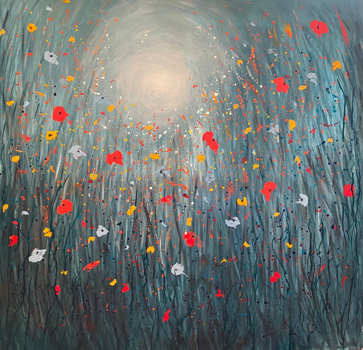 Night Poppies by Clare Hoath