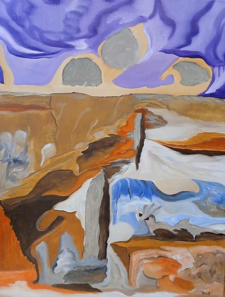 Surrealistic Oil Painting , Ride The Nelk By Randy Pratt, 18 X 24, Artwork For Sale On Artfinder