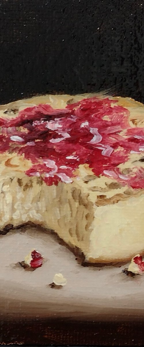 Little Crumpet still life by Jane Palmer Art