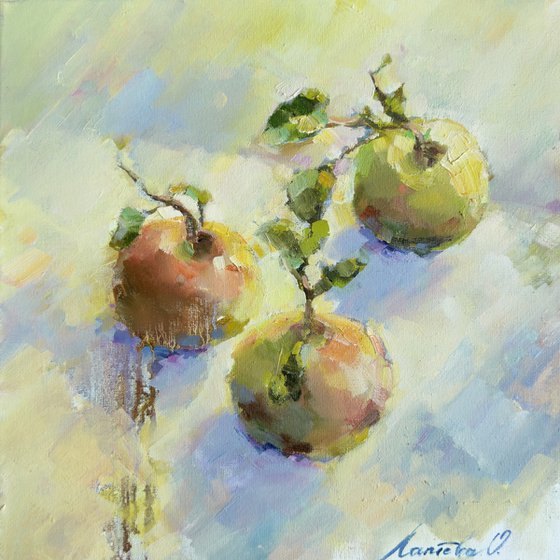 Three apples