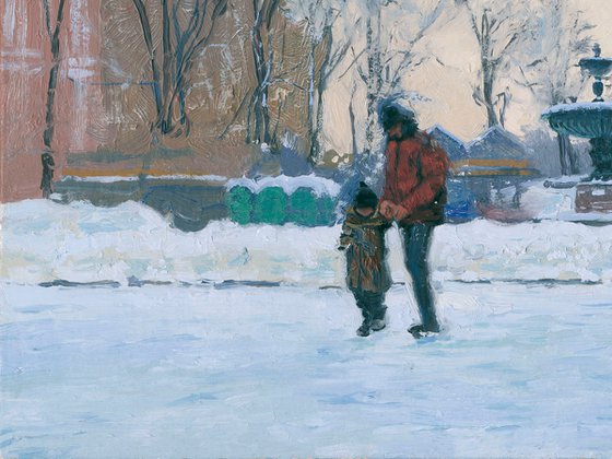 Pushkinskaya Square. To School