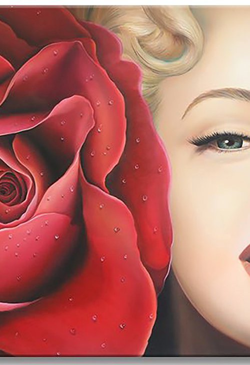 Marilyn Red by Gardani Art