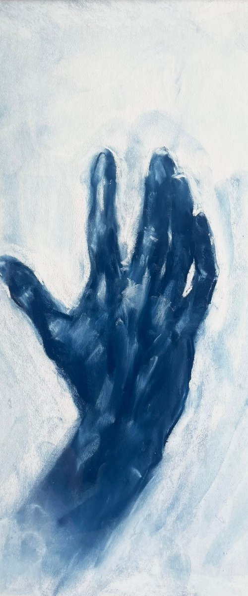 Still - Hand Study in Blue by Jordan Eastwood