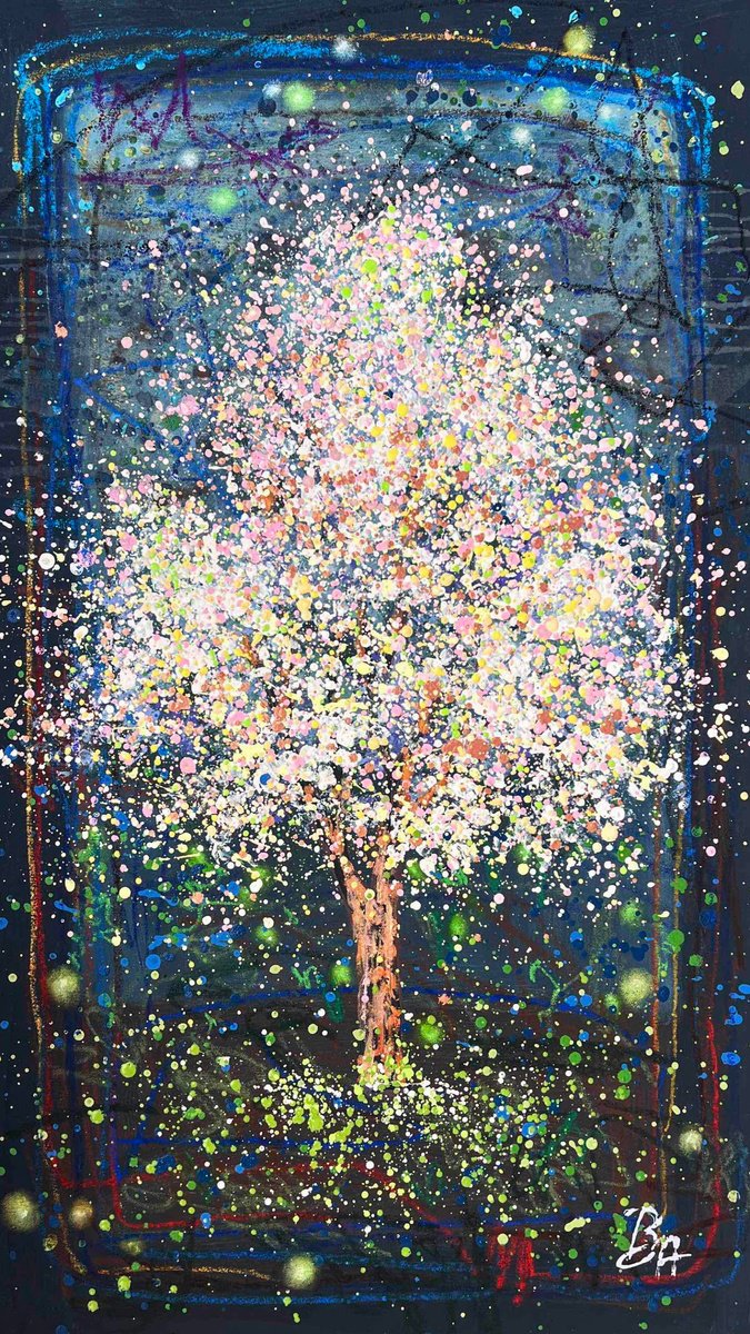  The Season Of Blossoms By Bogdana Antoniuk, 24 X 45, Artwork For Sale On Artfinder