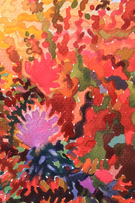 Pink Thistle Blossom