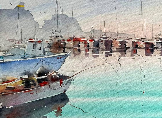 Dock with Boats