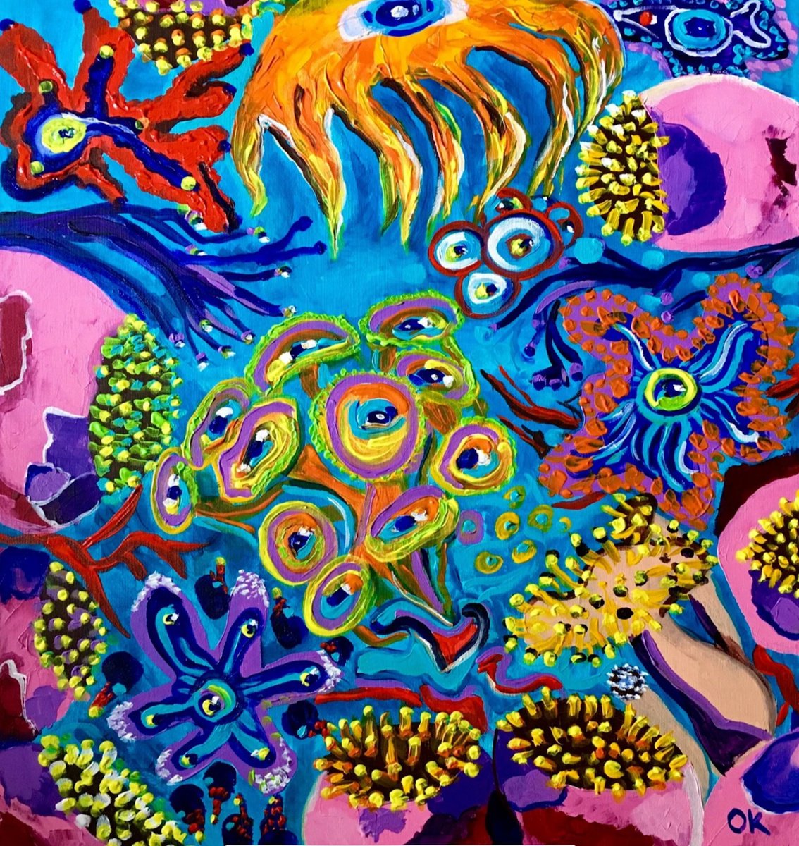 An Oceanic Dream #2 By Olga Koval, 22 X 24, Artwork For Sale On Artfinder