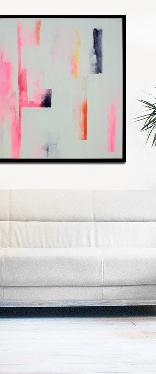 Untitled in soft White by Ronald Hunter