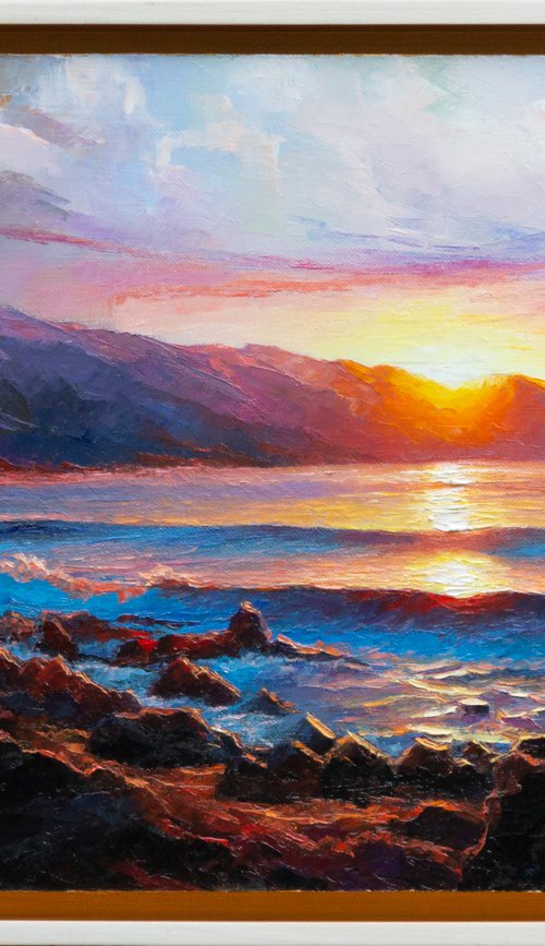 SEA SUNSET 04 by Oleksii Vylusk