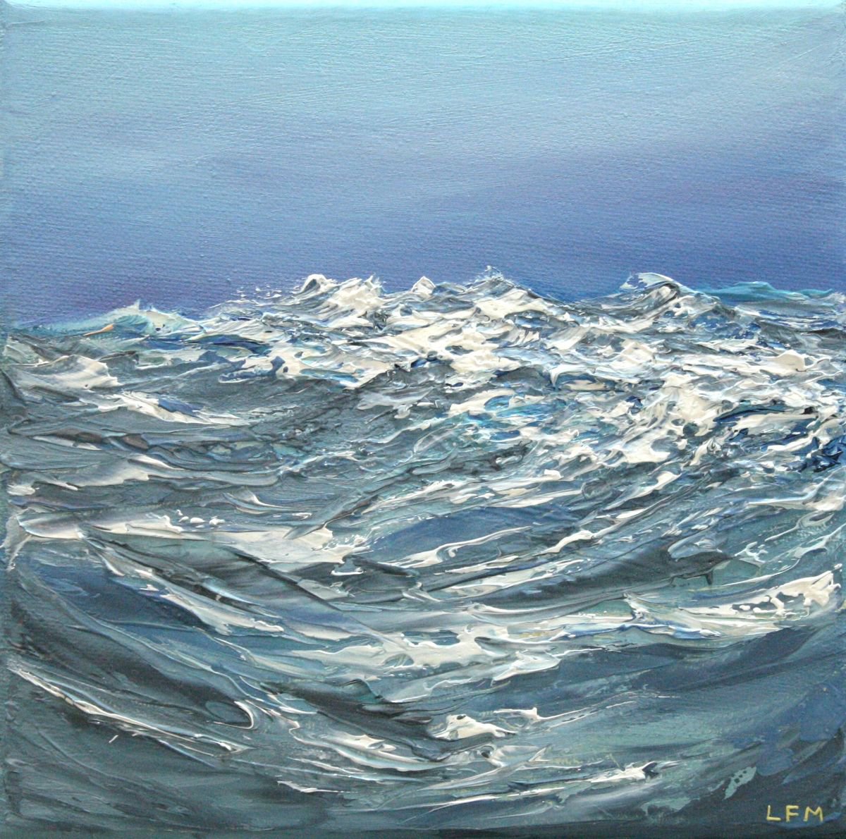 Rough Sea by Linda Monk