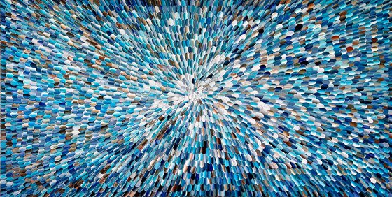 'Azure stellae' - 72x36"