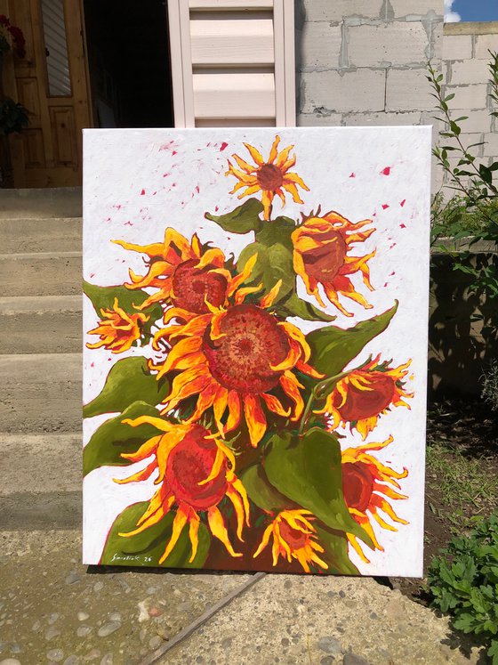 Golden Sunflowers