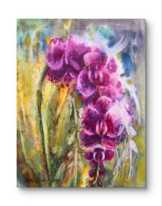 Orchid.  Original artwork