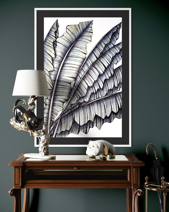 BANANA LEAVES DRAWING
