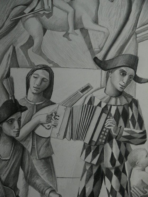Musician Harlequin
