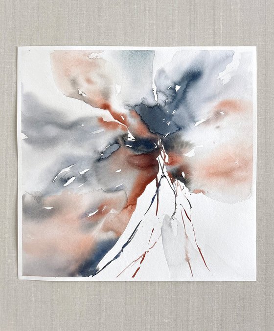 Abstract flowers set of 2