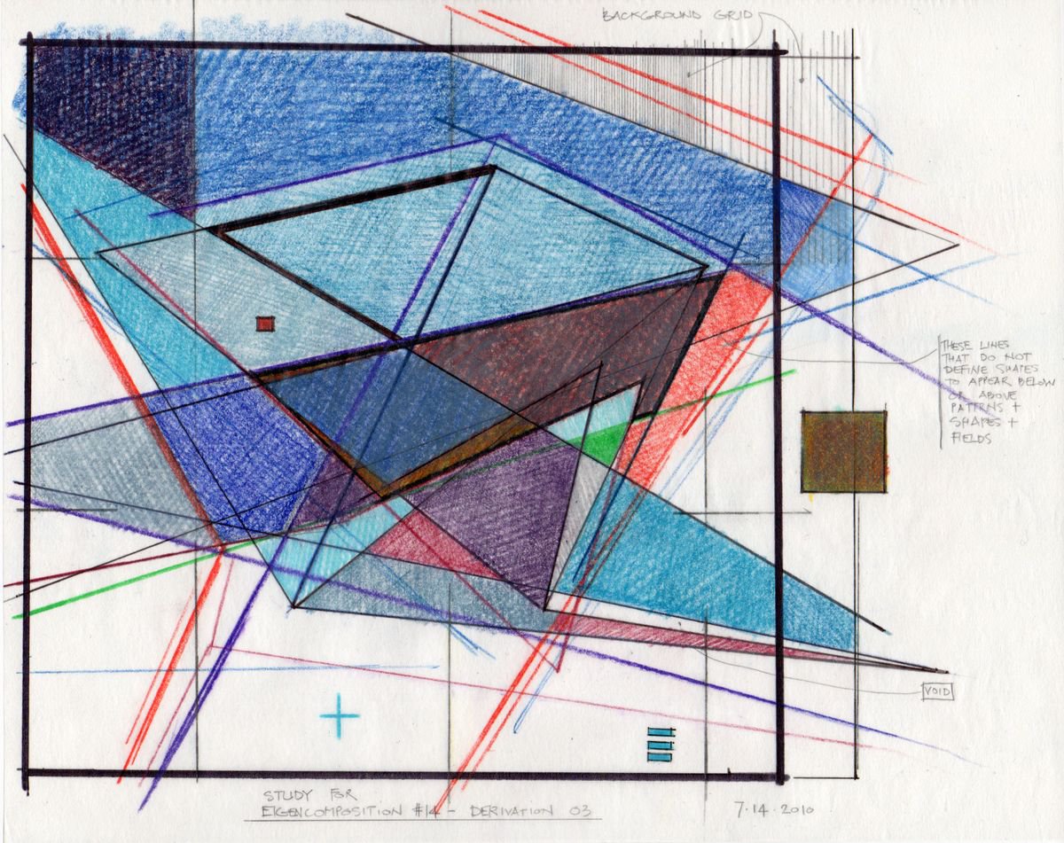 eigencomposition 14 - derivation 03 - sketch 02 by Riccardo Liotta
