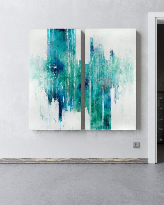 Silent Pendulum Diptych