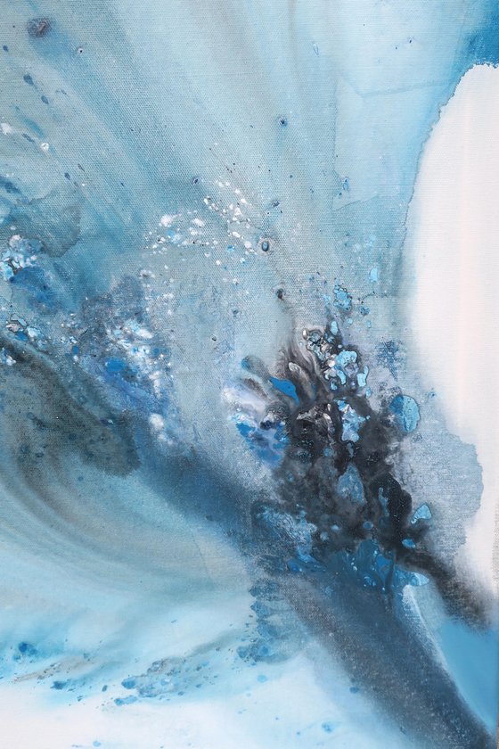 Nature 153 – Abstract Turquoise Plume