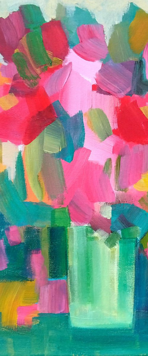Abstract Floral VIII by Jan Rippingham