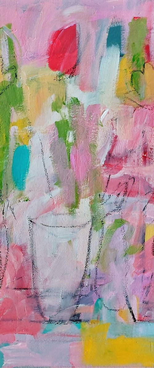 Pink Still Life by Jan Rippingham
