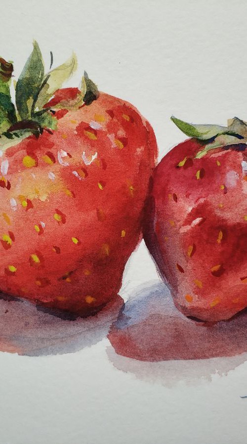 Strawberries 2 by Jing Chen