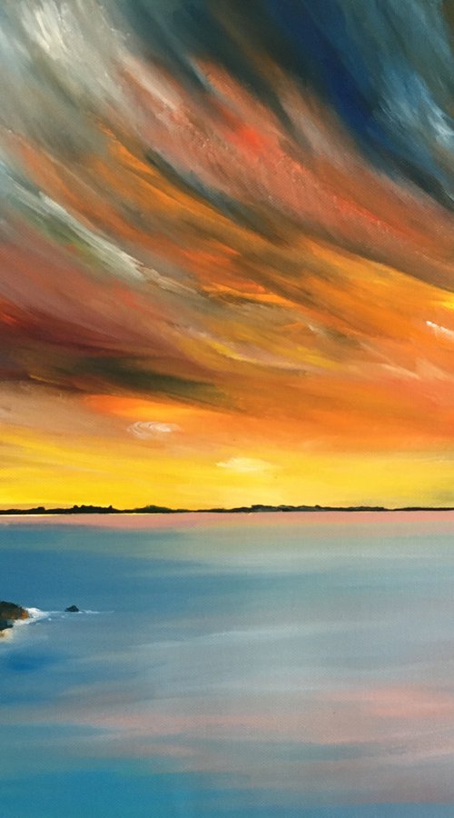 After Sunset by Timea  Valsami