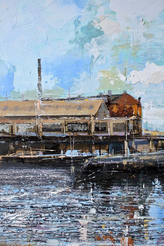 The Old Pontoon Grimsby Docks