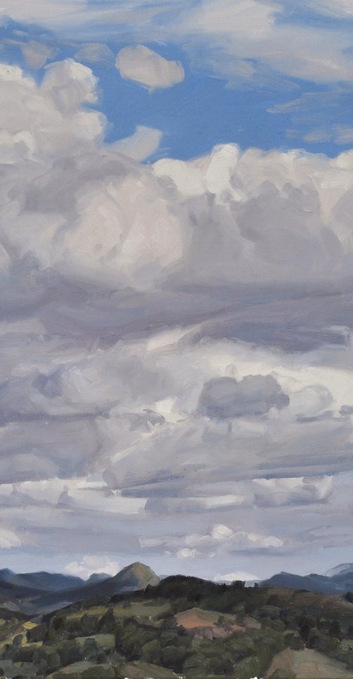 September 16, clouds above the Roches de Mariol by ANNE BAUDEQUIN