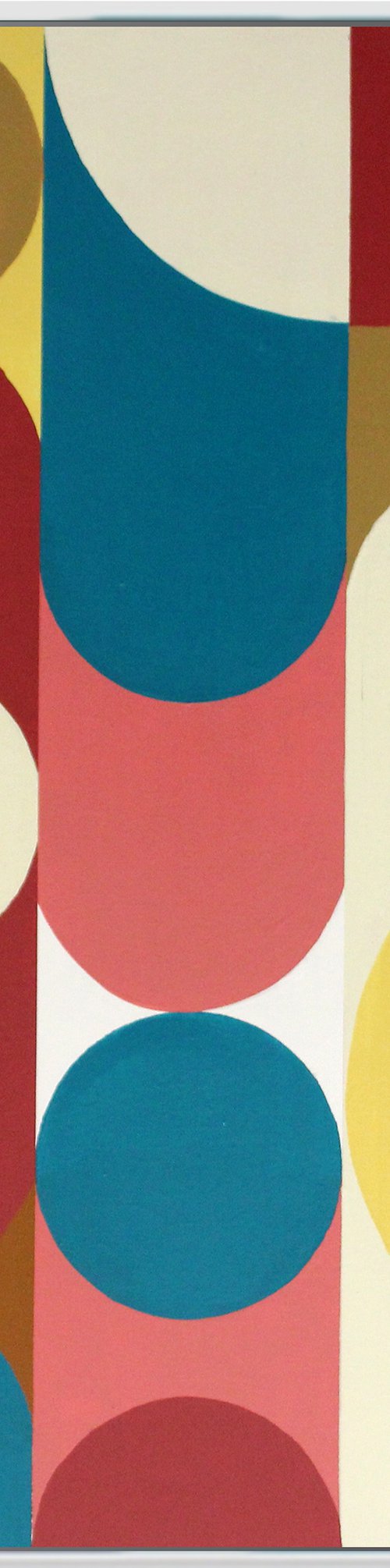Geo Pop Lines No 4 (Framed) by Andrew Watt