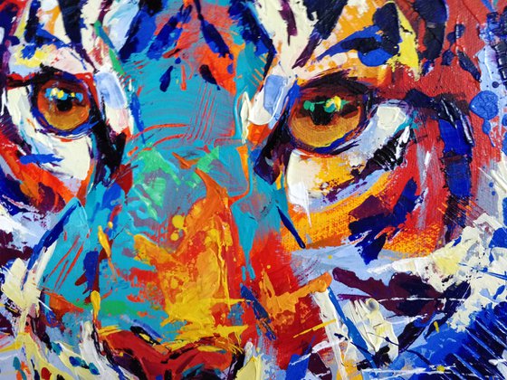 TIGER / 120 x 100cm