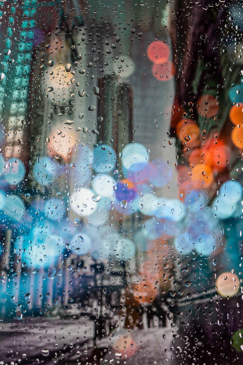 Abstract Cityscapes Photograph By Sven Pfrommer, 47 X 31", Rainy Days In New York Xi, Original Artwork