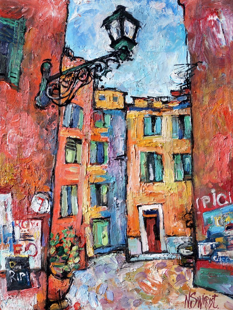 Hot Nice And The Lamp By Nikifor Swiristuhin, 12 X 16, Artwork For Sale On Artfinder
