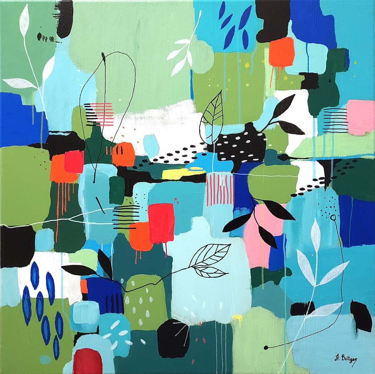  Ce Qui Persiste By Axelle Biltgen, 20 X 20, Artwork For Sale On Artfinder