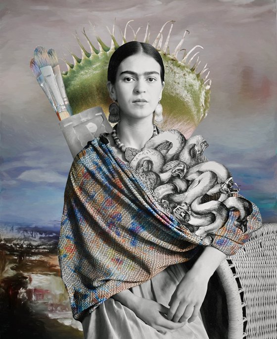 Portrait of Frida Kahlo (No:1)