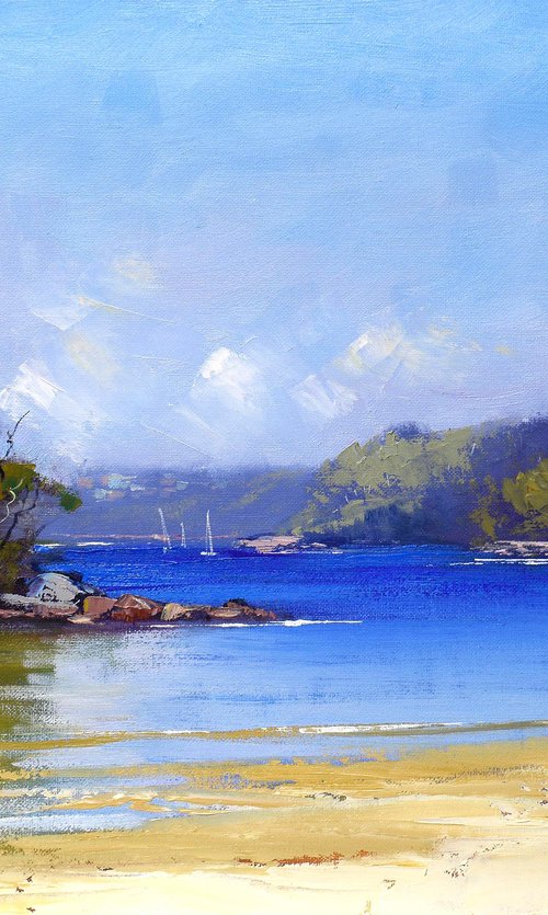Summer day Beach Scene by Graham Gercken