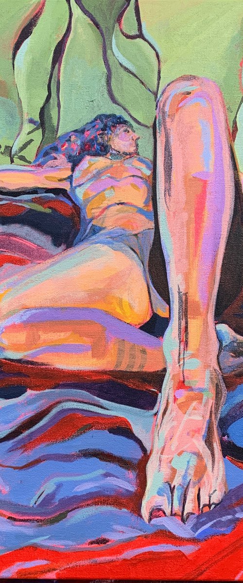 Female Nude in a Forrest by Hanna Bell