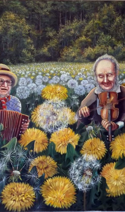 Melody of Dandelions 3 by Oleg Riabchuk