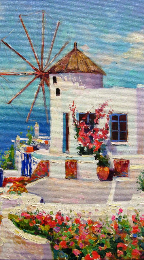 Romance in Greece by Vladimir Lutsevich