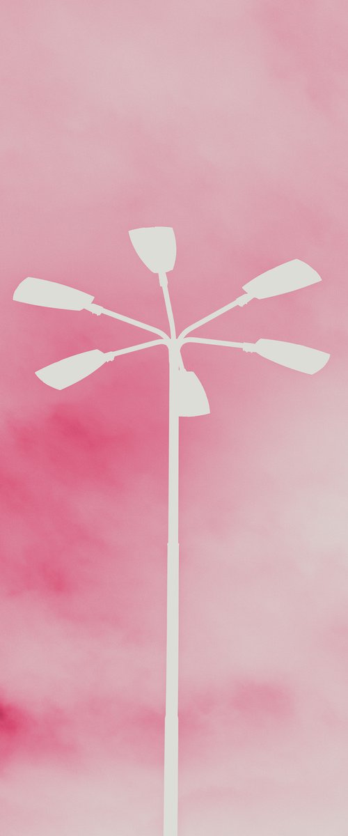 Pink lamppost by Mattia Paoli