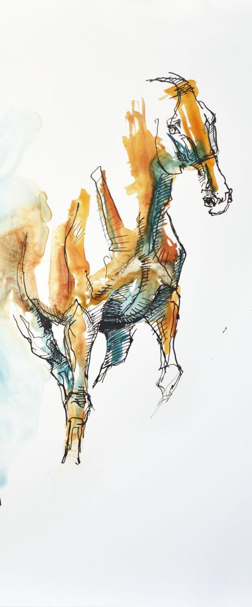 Equine Nude 142 by Benedicte Gele