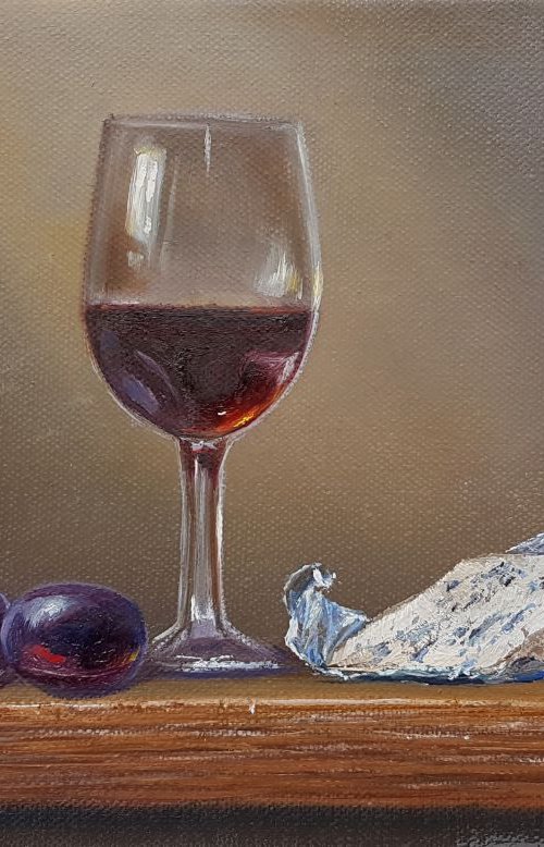 Wine & Cheese by Diana Janson