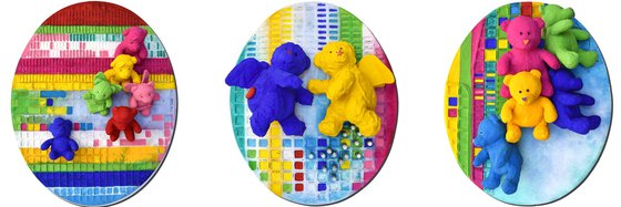 Set Photo: Teddy bears n.1, n.2, n.3